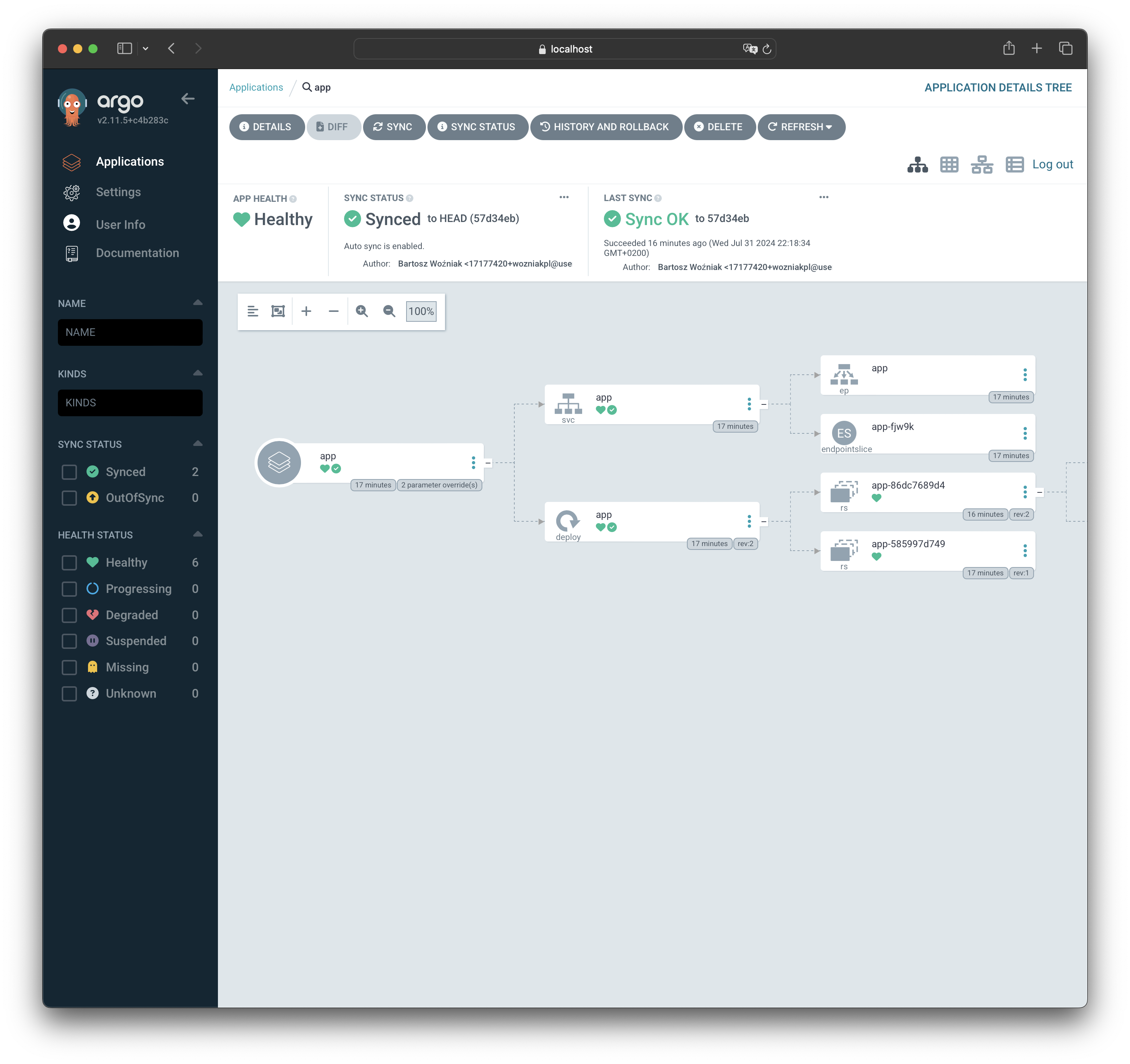 ArgoCD UI